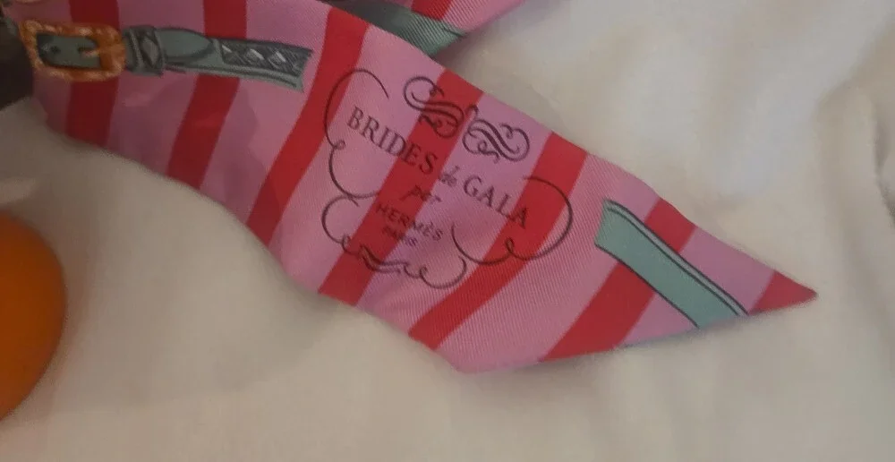 Hermes pink striped